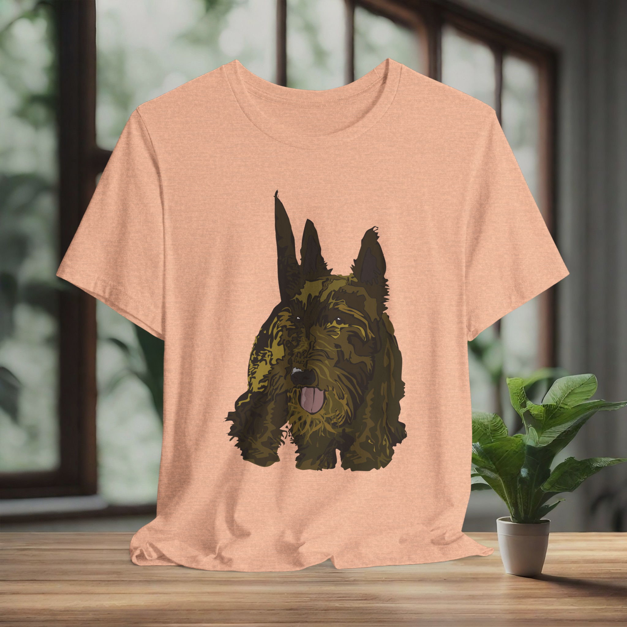 Scottish Terrier Graphic Unisex Tee - Perfect for Dog Lovers