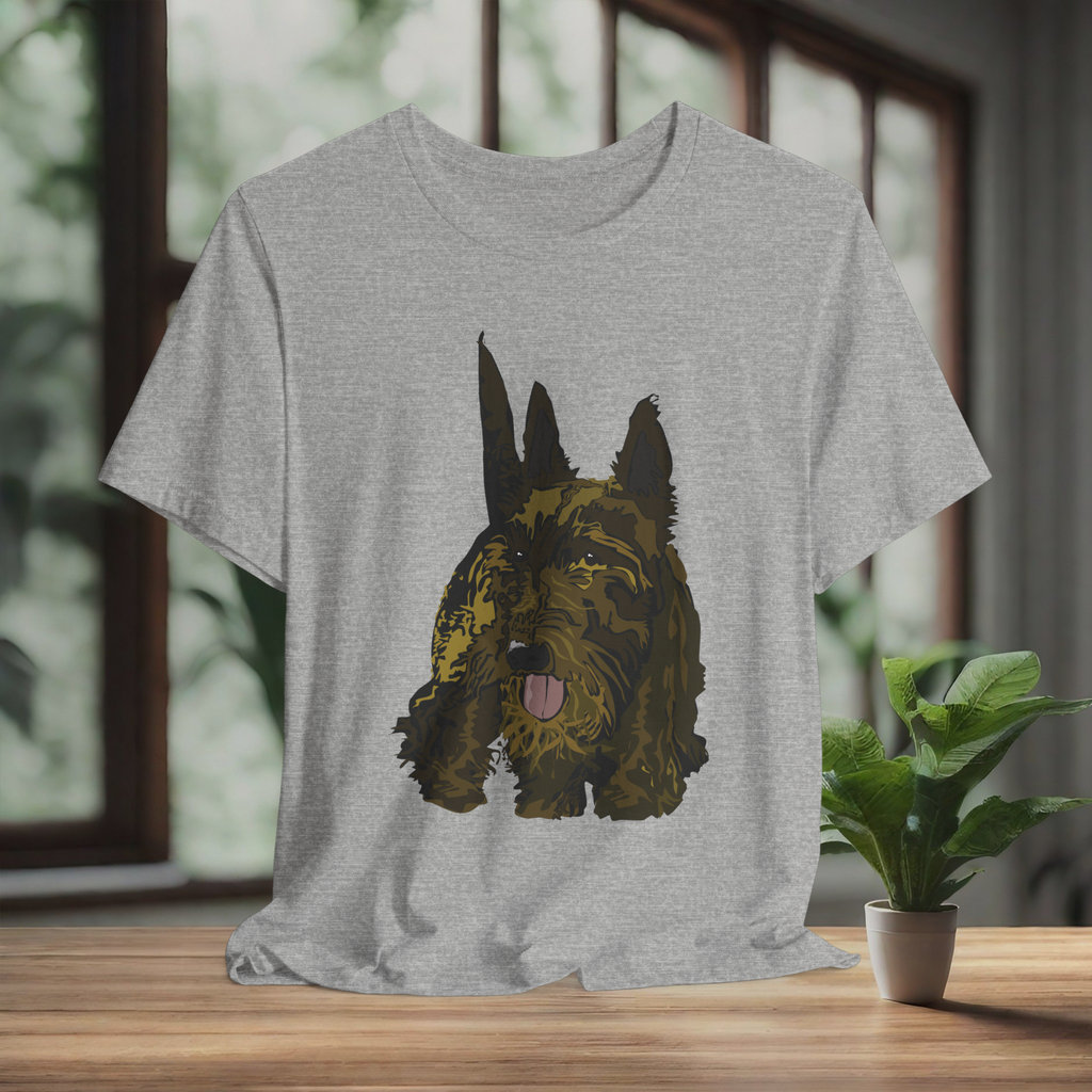 Scottish Terrier Graphic Unisex Tee - Perfect for Dog Lovers