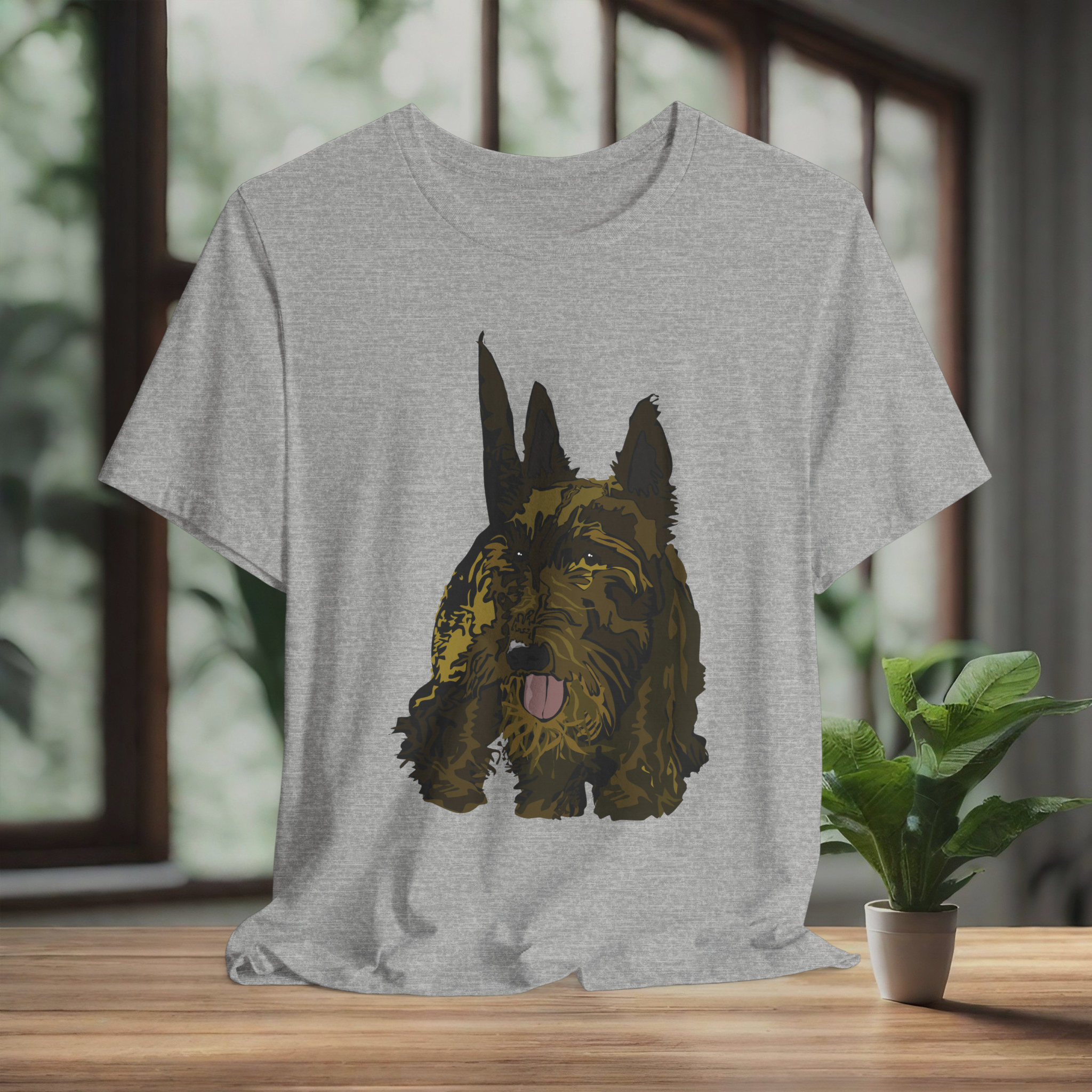 Scottish Terrier Graphic Unisex Tee - Perfect for Dog Lovers