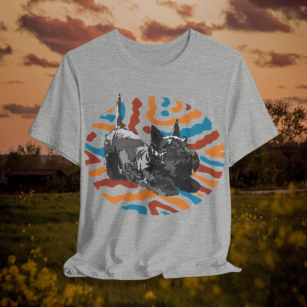 Playful Dog Graphic Tee - Unisex Jersey Short Sleeve Shirt