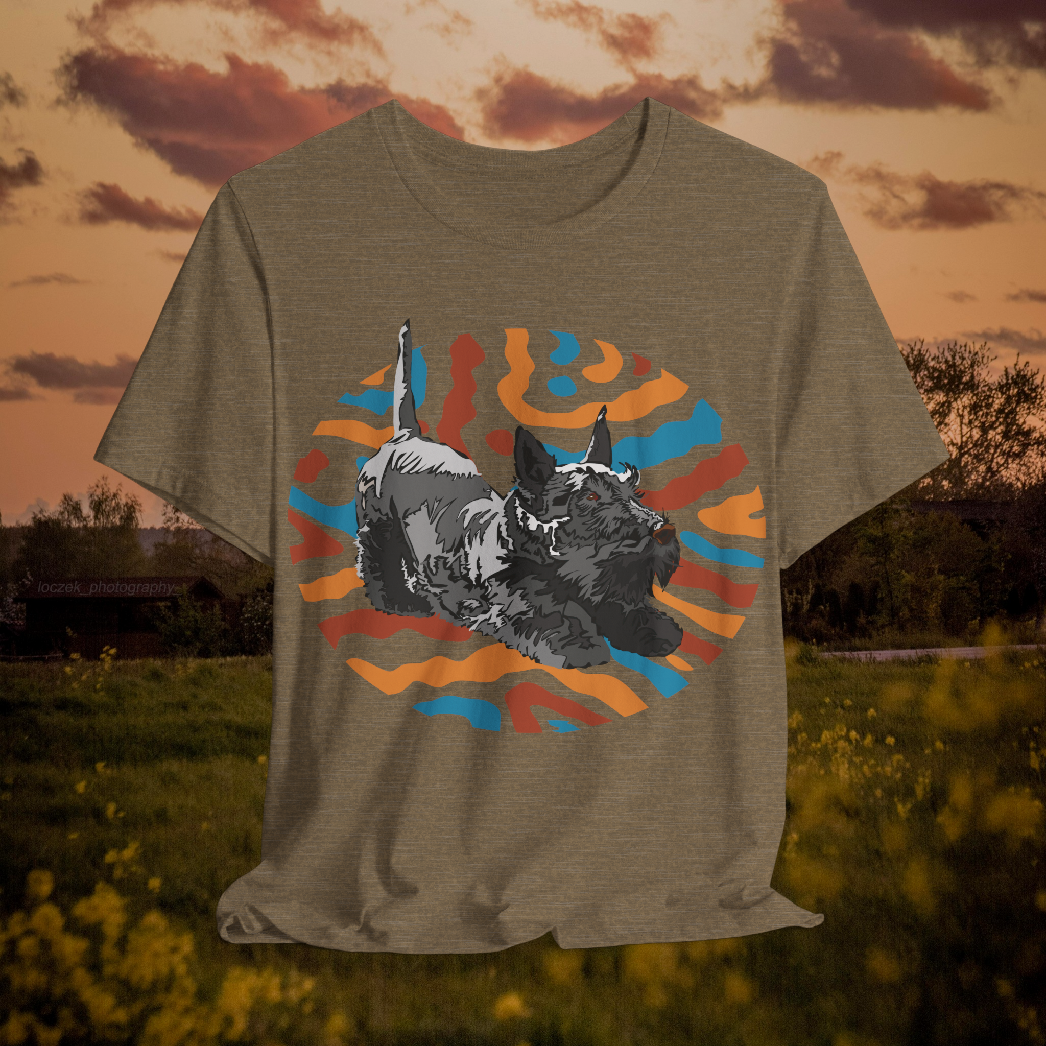 Playful Dog Graphic Tee - Unisex Jersey Short Sleeve Shirt