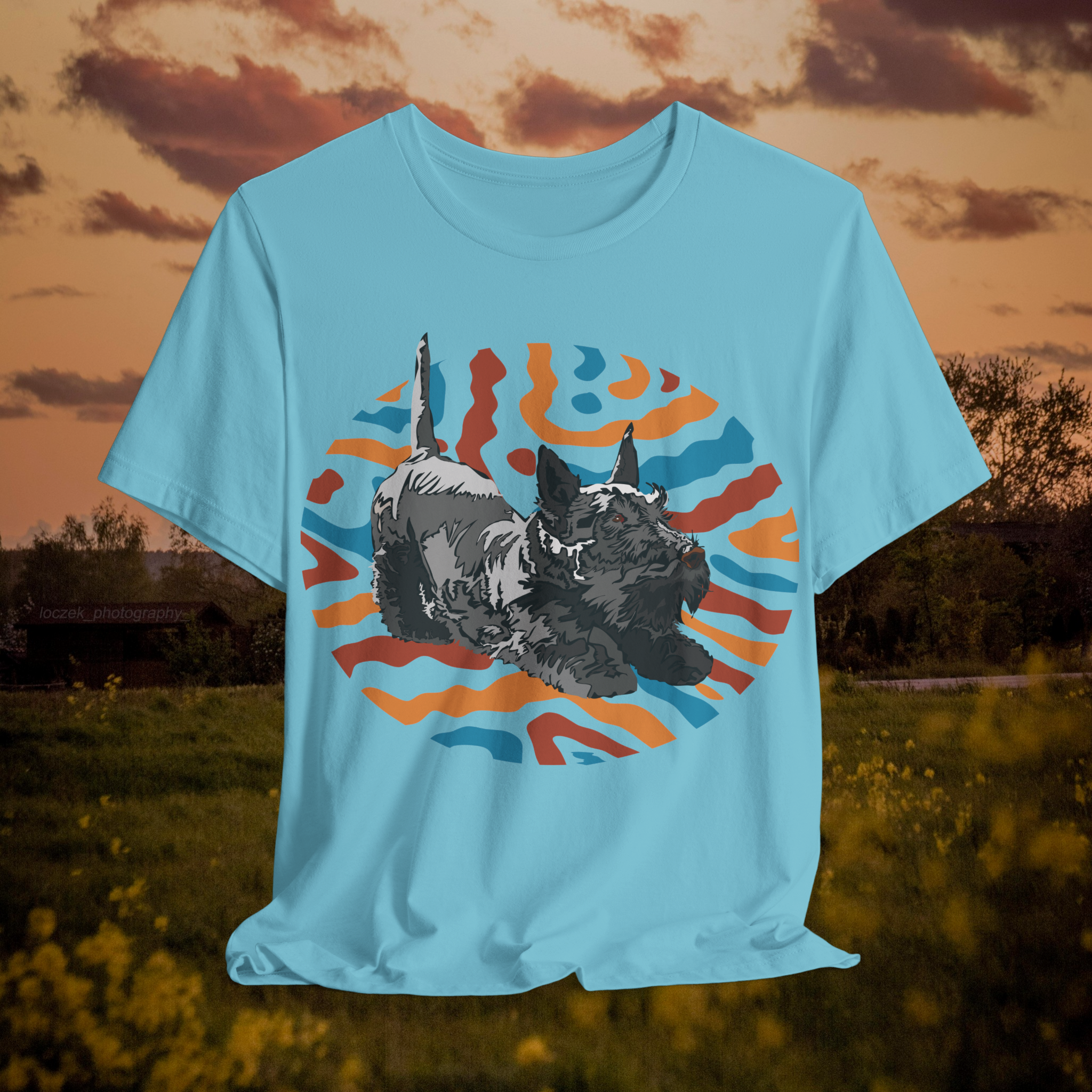 Playful Dog Graphic Tee - Unisex Jersey Short Sleeve Shirt