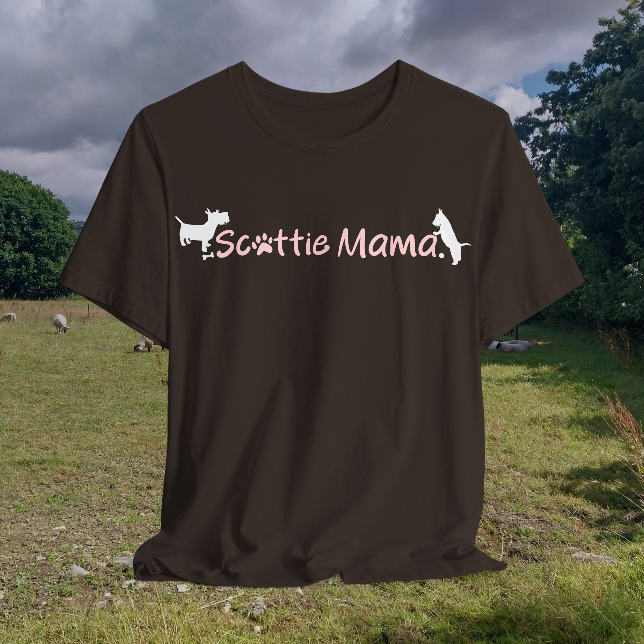 Scottie Mama Unisex Jersey Tee - Perfect for Dog Lovers
