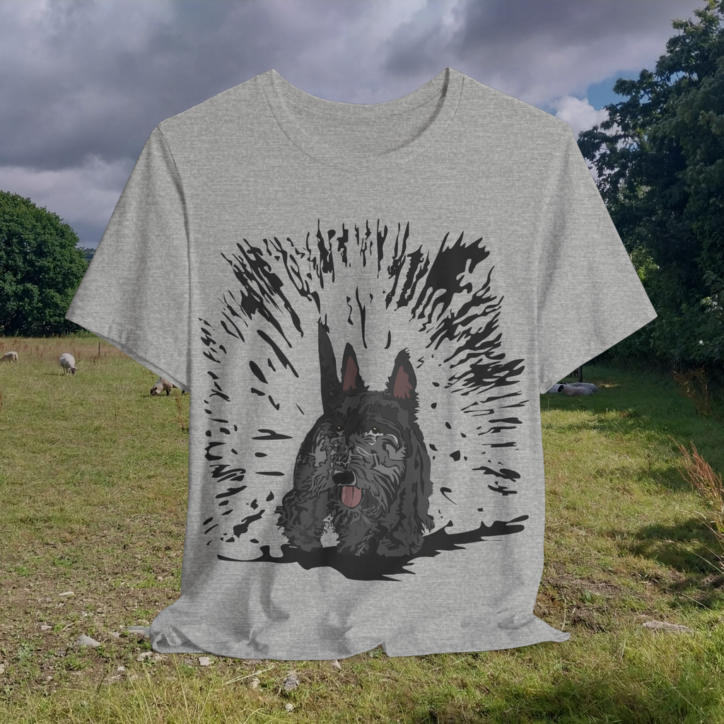 Playful Dog Explosion Unisex Jersey Tee