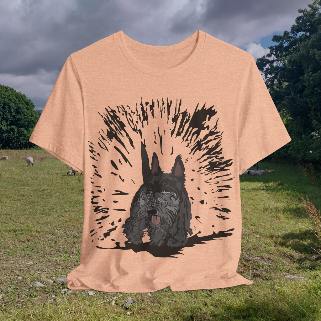 Playful Dog Explosion Unisex Jersey Tee