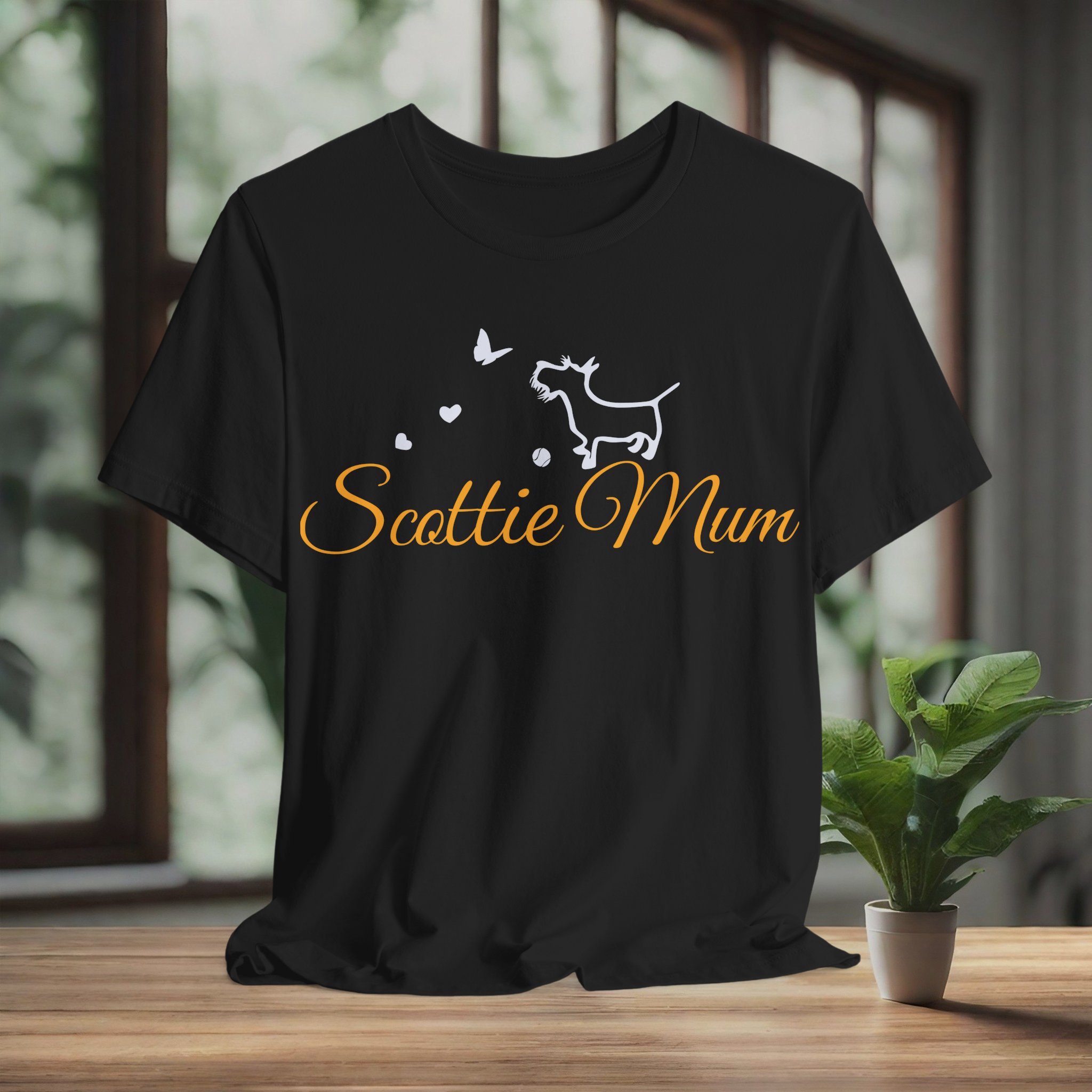 Scottie Mum Unisex Jersey Tee - Perfect Gift for Dog Lovers