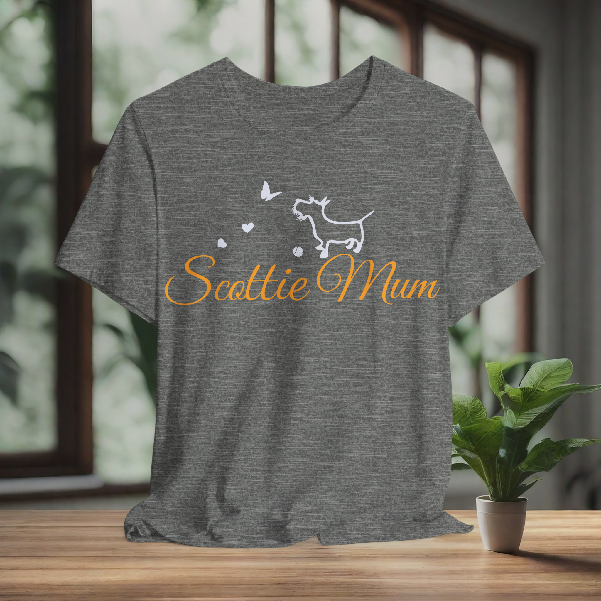 Scottie Mum Unisex Jersey Tee - Perfect Gift for Dog Lovers