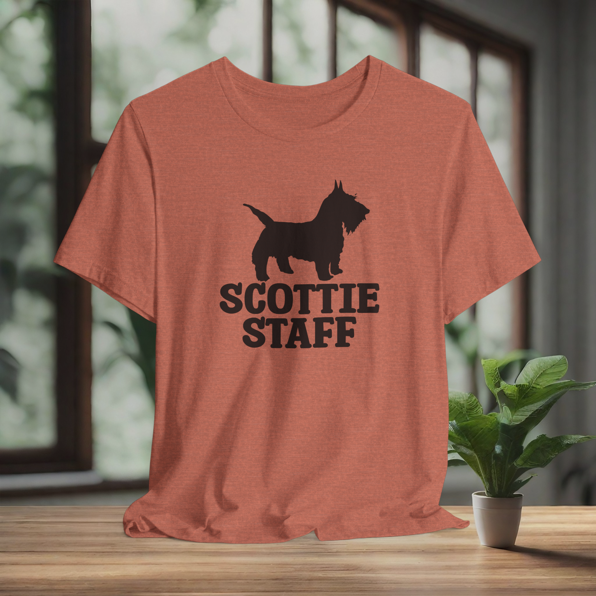 Scottie Staff Unisex Jersey Tee - Perfect for Dog Lovers