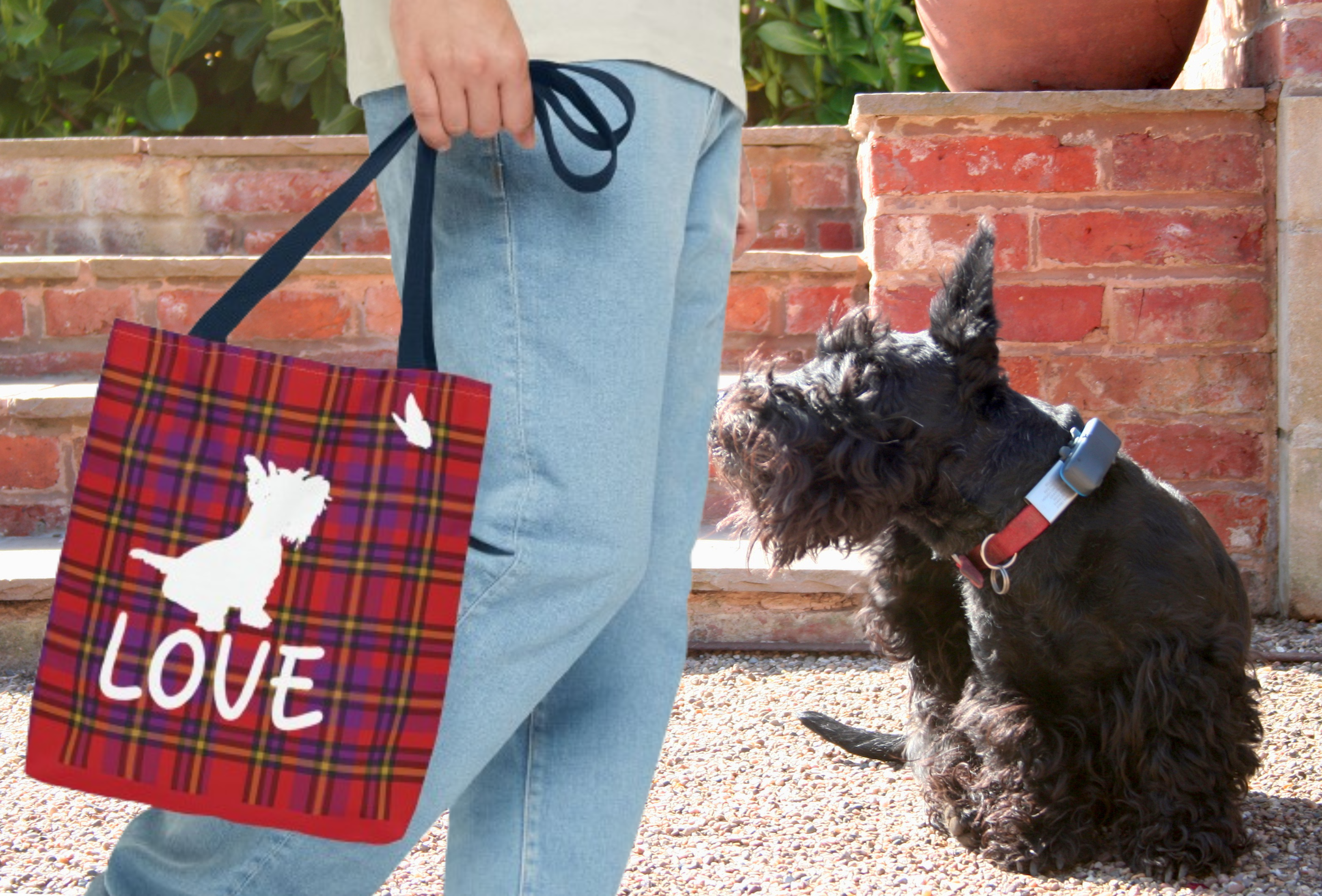 Scottish Terrier Love Tote Bag - Stylish Dog Lover's Carryall